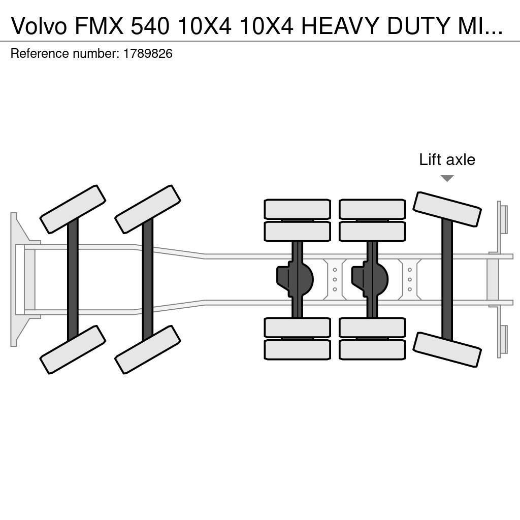 Volvo FMX 540 10X4 10X4 HEAVY DUTY MINING KH KIPPER/TIPP Tippbilar