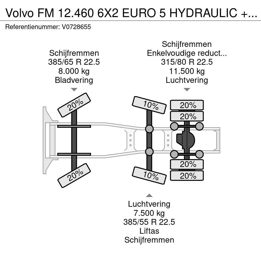 Volvo FM 12.460 6X2 EURO 5 HYDRAULIC + i-Shift APK Dragbilar