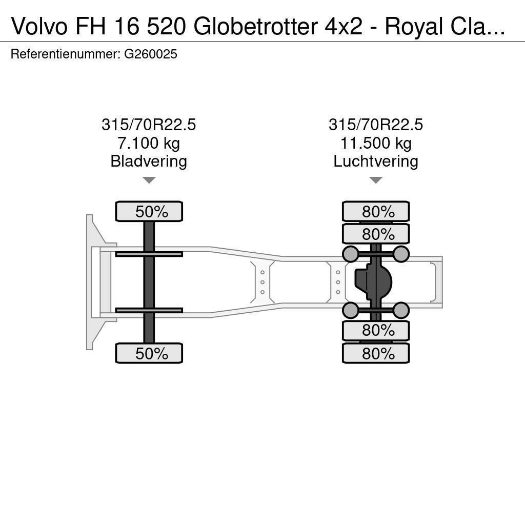 Volvo FH 16 520 Globetrotter 4x2 - Royal Class - Perfect Dragbilar