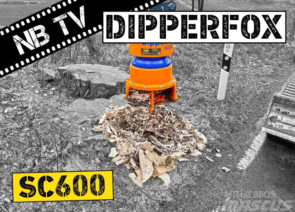 Dipperfox Baumstumpffräse SC600 -  60 Stümpfe pro Stubbfräsar