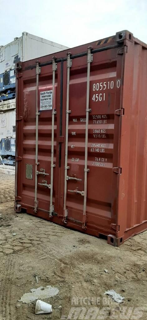 CIMC 40 Foot High Cube Used Shipping Container Växelflak-/Containersläp