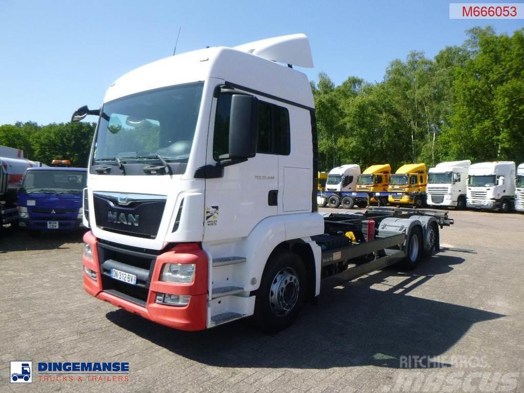 MAN TGS 26.440 6X2 Euro 6 container chassis 20 ft Chassier