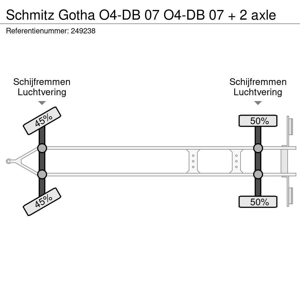 Schmitz Cargobull Gotha O4-DB 07 O4-DB 07 + 2 axle Kapellsläp