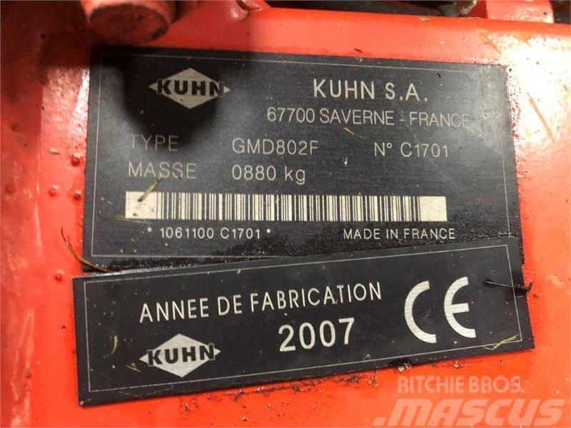 Kuhn GMD 802 F Knivbjælke lige renoveret Strängläggande skördare