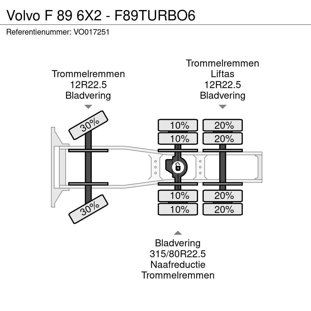 Volvo F 89 6X2 - F89TURBO6 Dragbilar