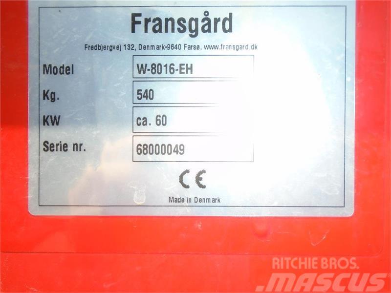 Fransgård W-8016-EH  m/ Radiostyring  Meget Velholdt Vinschar