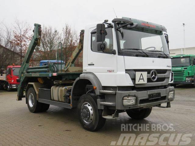 Mercedes-Benz Axor 1829 AK 4x4 Absetzkipper Meiller AK 12 MT Cable lift demountable trucks