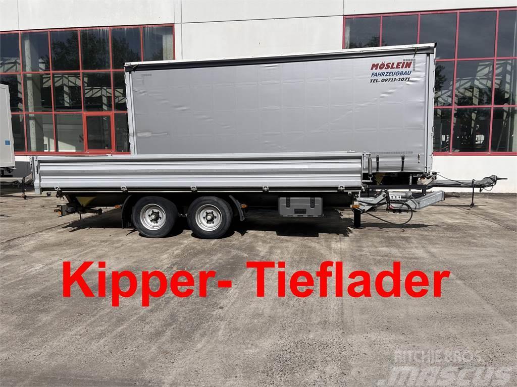  TK Tandemkipper- Tieflader, 5.53 m LadeflächeWeni Tippsläp