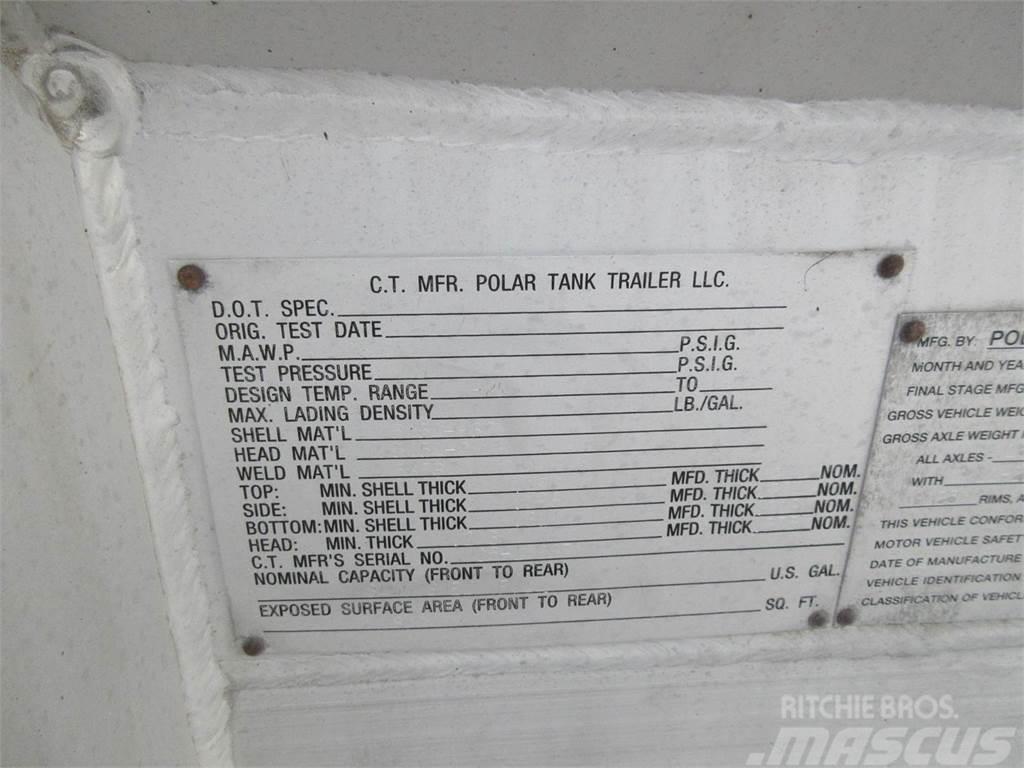 Polar 8400 GALLON CRUDE TANKER AIR RIDE WITH PUMP 200 BB Tanksläp