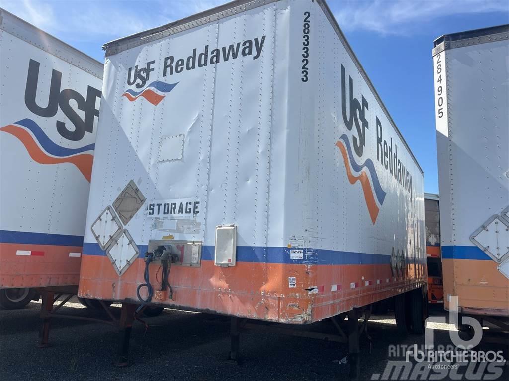 Strick 28 ft x 102 in S/A Box body semi-trailers
