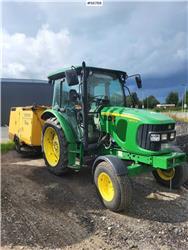 John Deere 5070M with Brodway Viking Sweeper