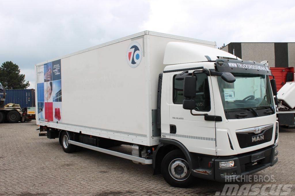 MAN TGL 12.220 + euro 6 + lift Box body trucks
