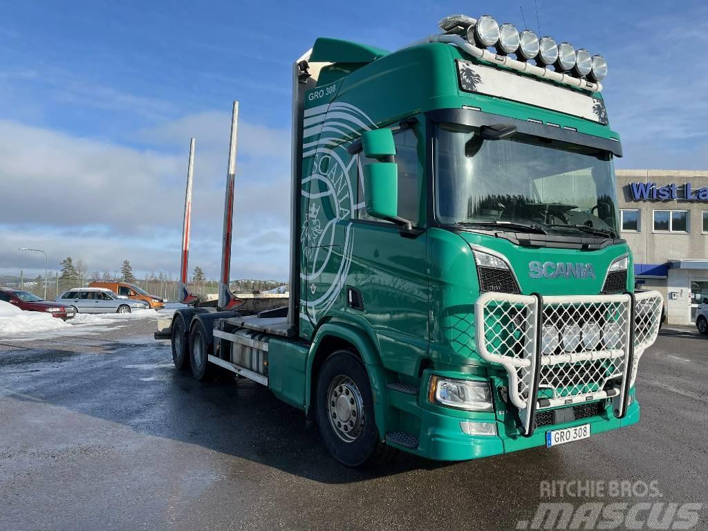 Scania R650 Skogsbil Timber trucks