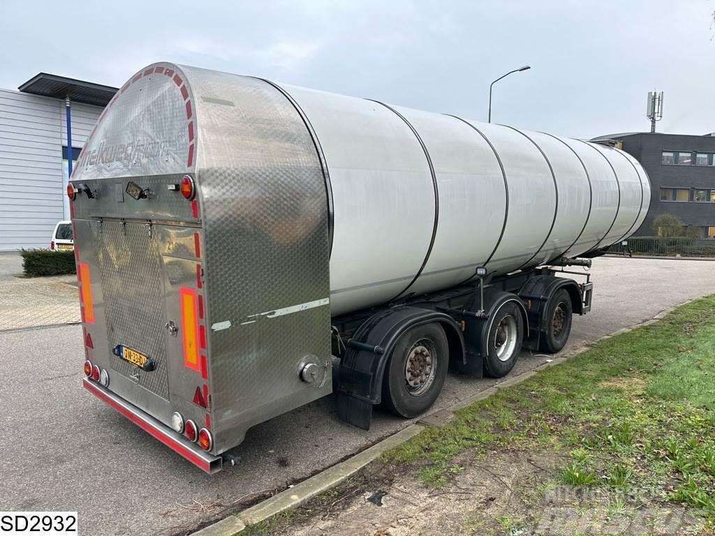 Magyar Food 34000 Liters, milk tank, food, 1 Comp Tanker semi-trailers