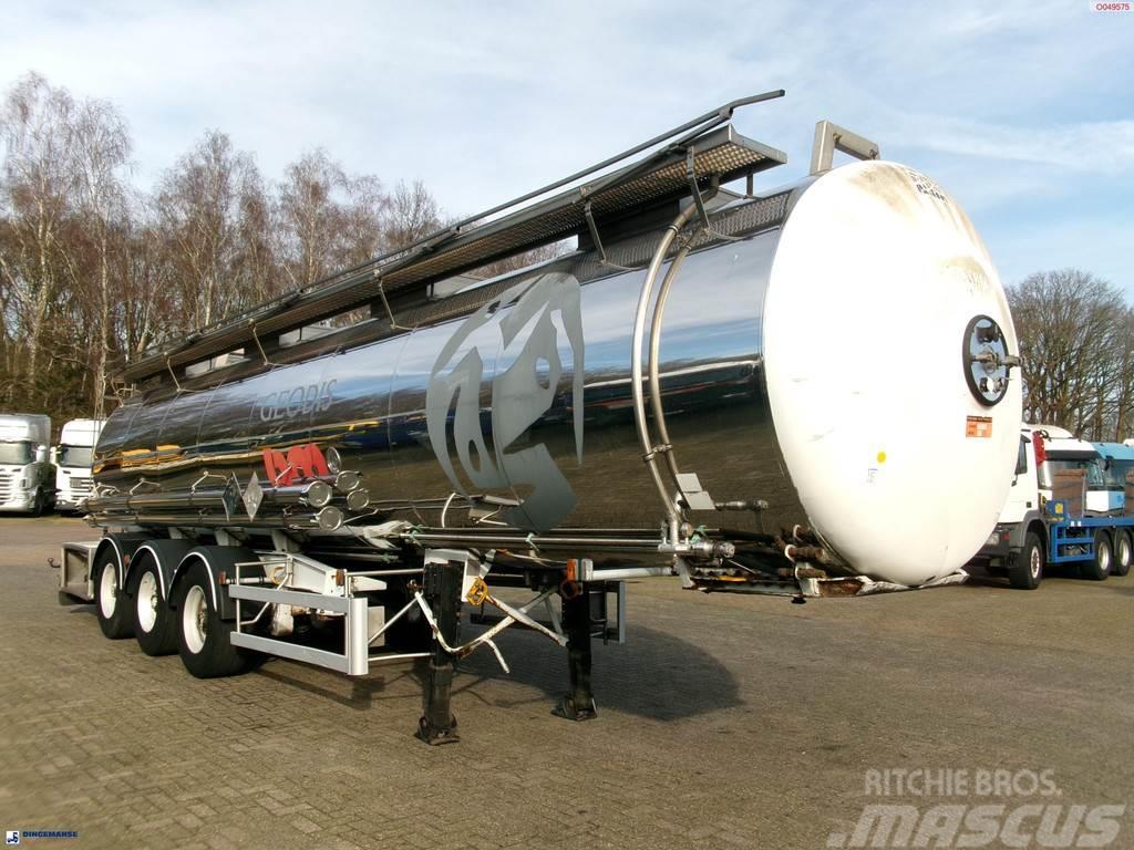 Magyar Chemical tank inox 29.8 m3 / 1 comp Tanker semi-trailers