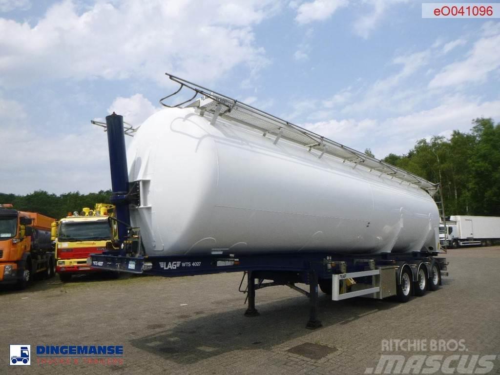 LAG Powder tank alu 58 m3 (tipping) Tipper semi-trailers