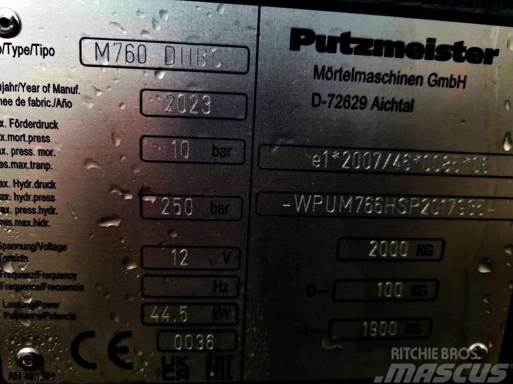 Putzmeister M 760 DHBS Screed pumps