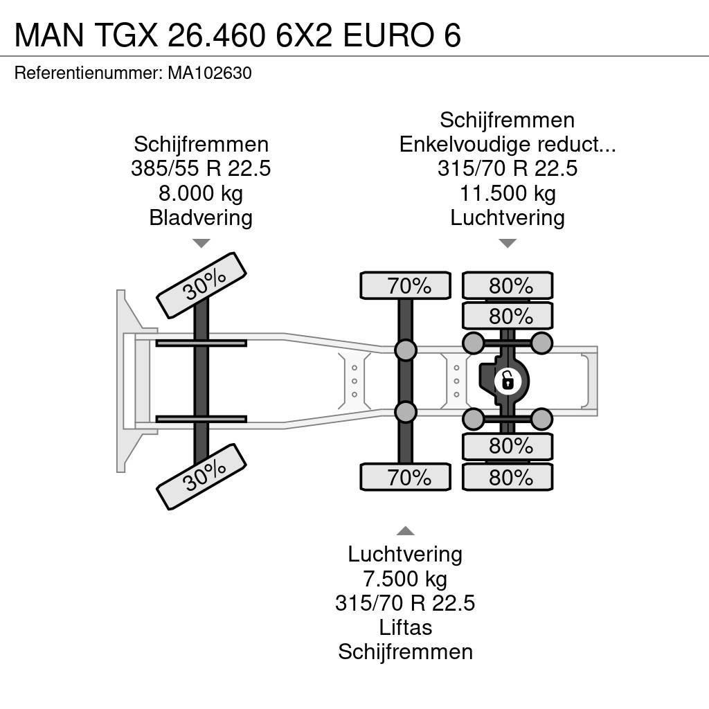 MAN TGX 26.460 6X2 EURO 6 Tractor Units