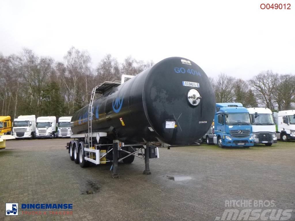 Magyar Bitumen tank inox 31.8 m3 / 1 comp / ADR 22/10/202 Tanker semi-trailers