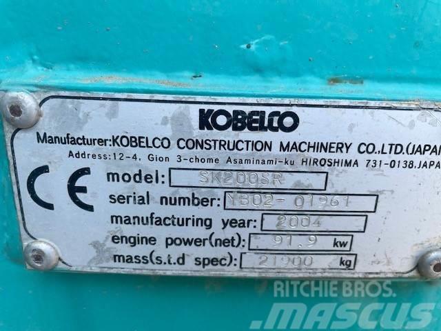 Kobelco SK200 SR Crawler excavators