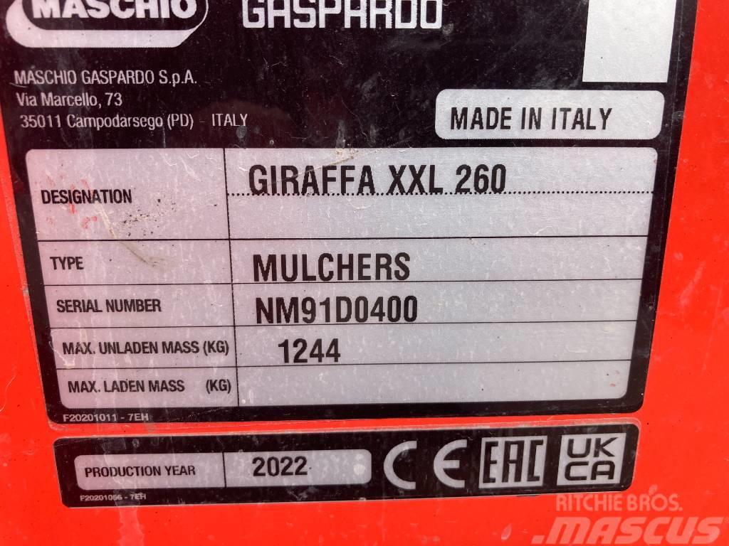 Maschio Giraffa 260 XXL HD Pasture mowers and toppers