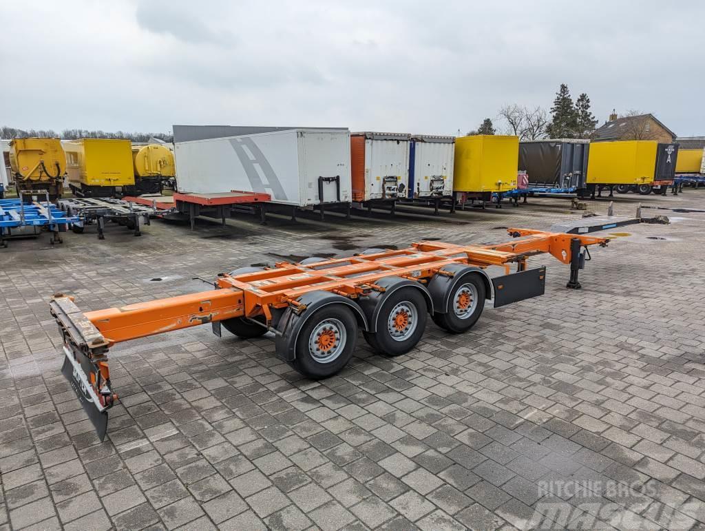 D-tec FT-43-03V Multi SAF - Disc Brakes - Lift axle - Al Containerframe semi-trailers