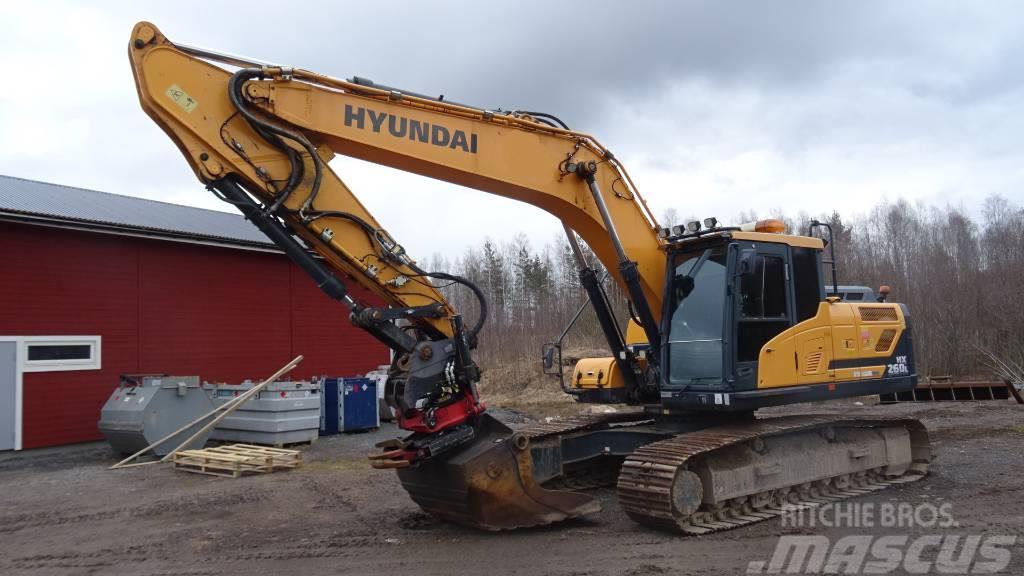 Hyundai HX 260 L Grävsystem komplett & tre skopor Crawler excavators