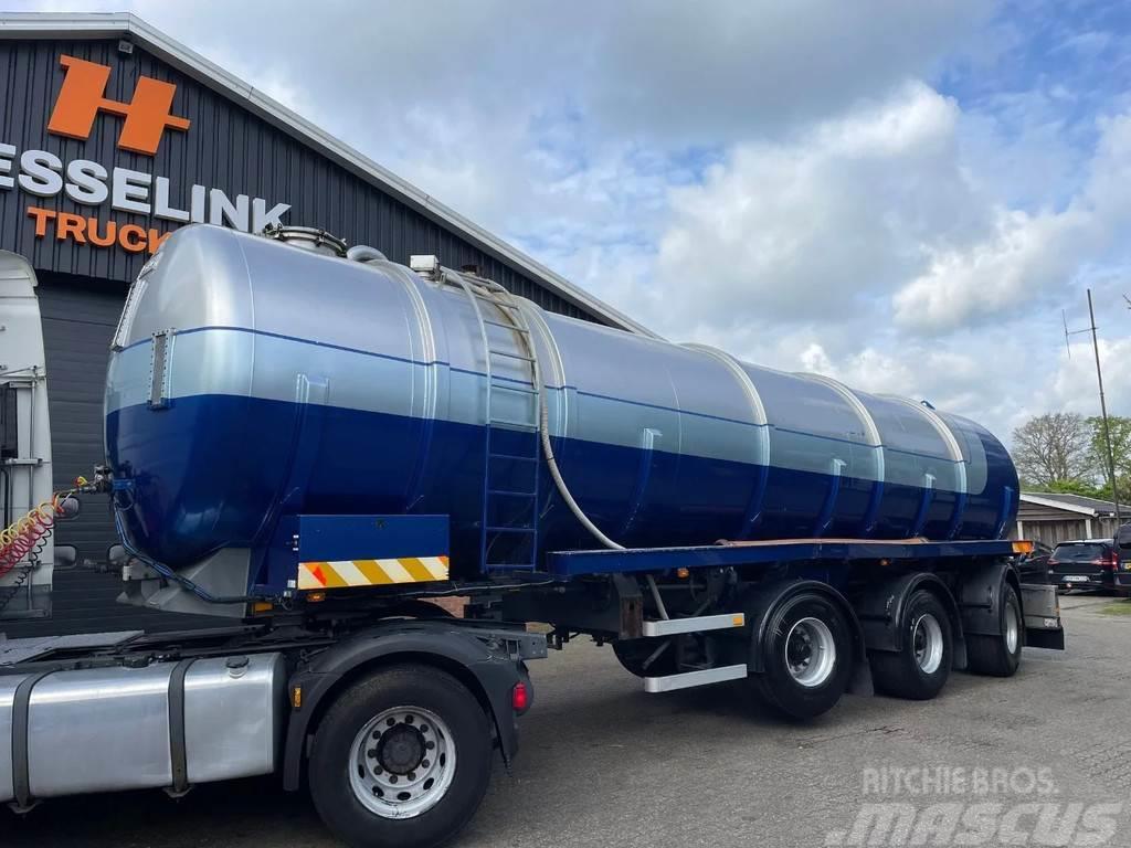 Veenhuis 36m3 Mestoplegger/Gulle/Manure Bemonstering 2x stu Tanker semi-trailers