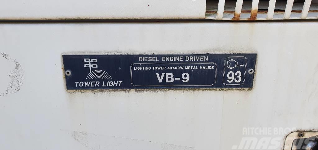 Towerlight VB-9 világítótorony/aggregátor Diesel Generators