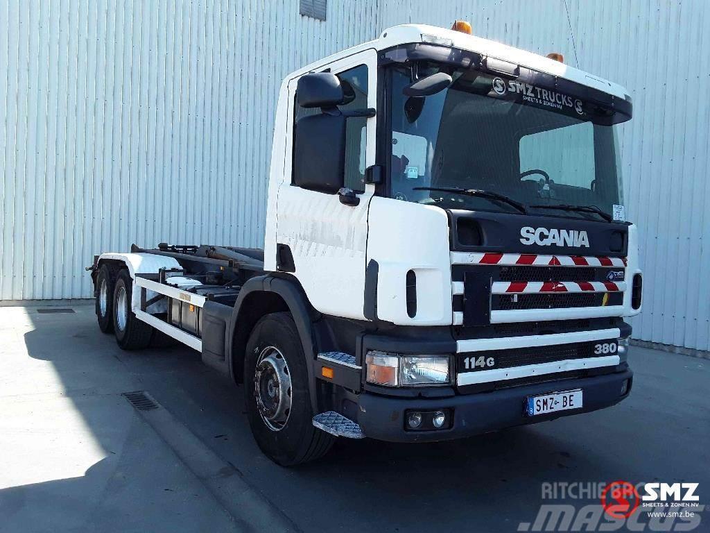 Scania 114 G 380 6x2 boogie lames/steel Chassis Cab trucks