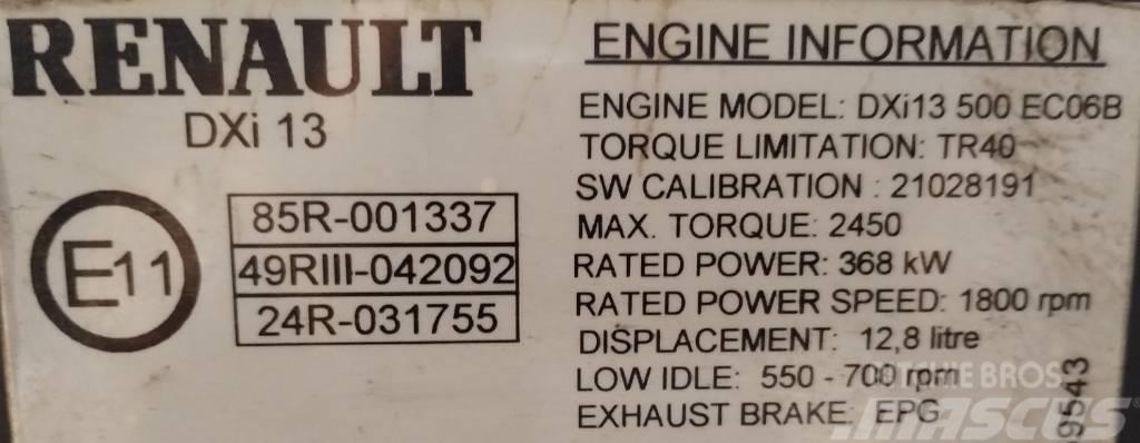 Renault Magnum 500 DXI Engines