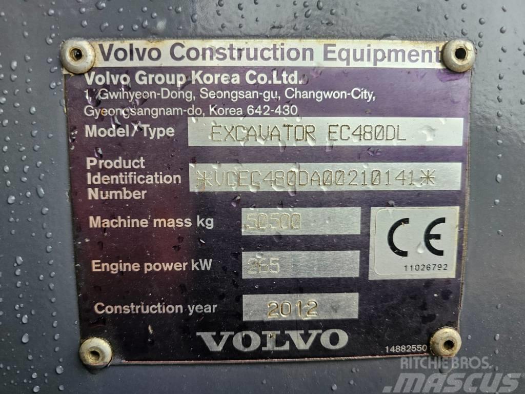 Volvo EC480DL / ec460 ec360 ec380 Crawler excavators