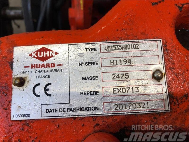 Kuhn Vari-Master 153 5 F. med hydr. landhjul Reversible ploughs