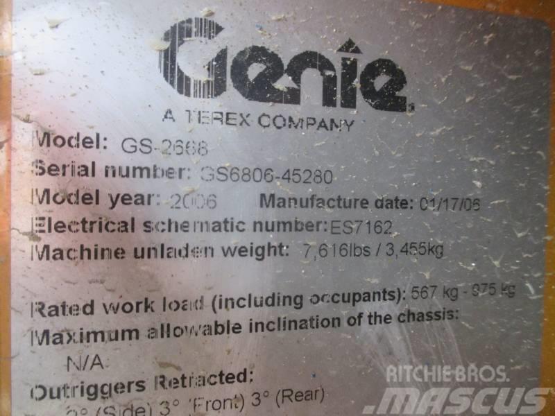 Genie GS 2668 RT Scissor lifts