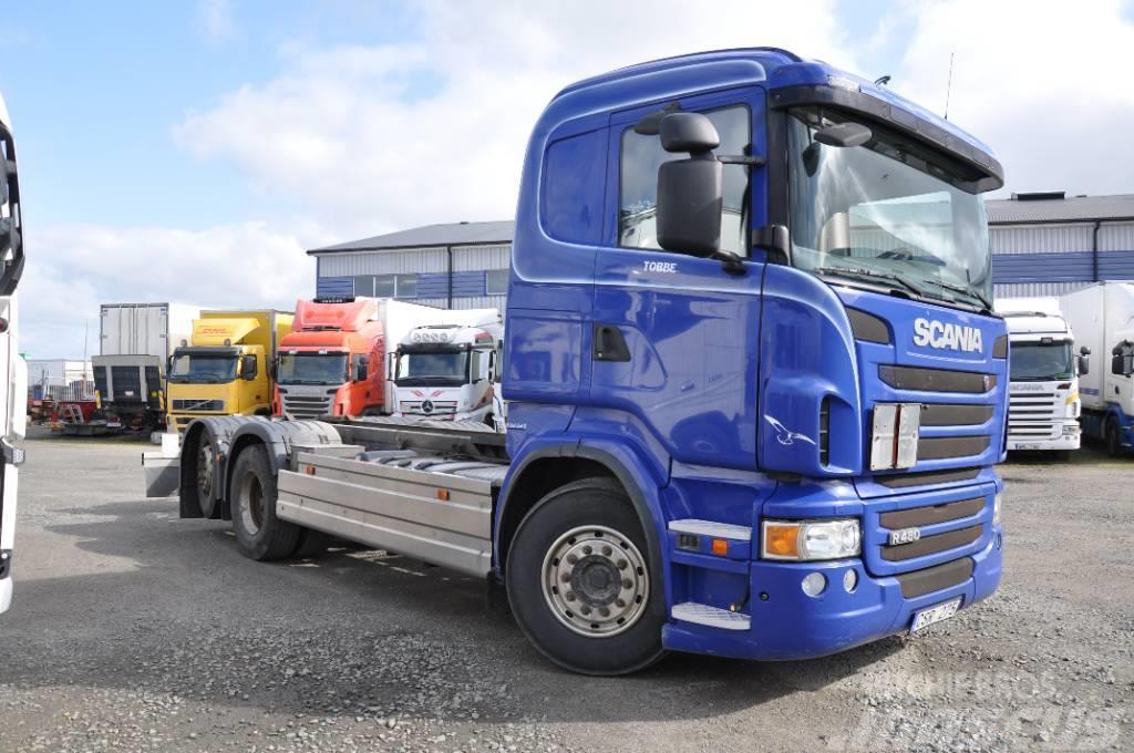 Scania R480 6X2 Chassis Cab trucks