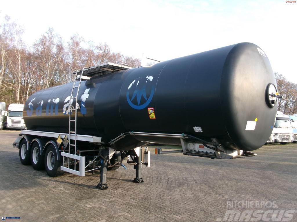 Magyar Bitumen tank inox 29.5 m3 / 1 comp + pump / ADR 13 Tanker semi-trailers