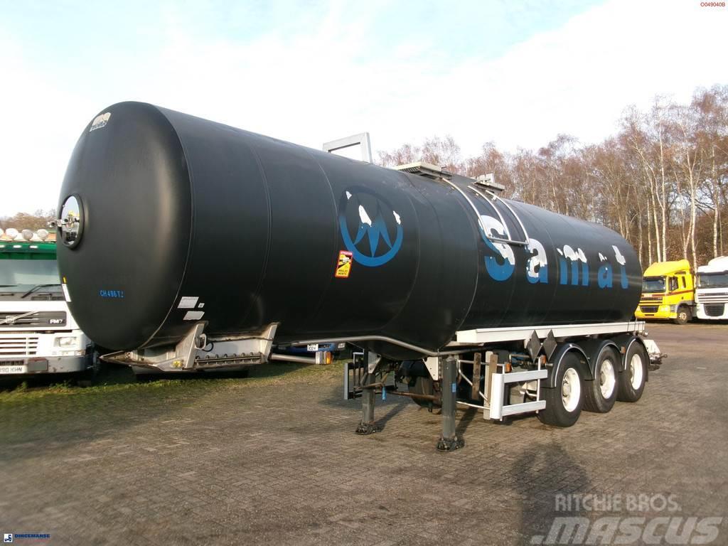Magyar Bitumen tank inox 29.5 m3 / 1 comp + pump / ADR 13 Tanker semi-trailers