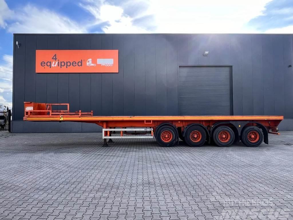 MOL 62 tons Ballast trailer, 4 axles, 2 steering axles Flatbed/Dropside semi-trailers