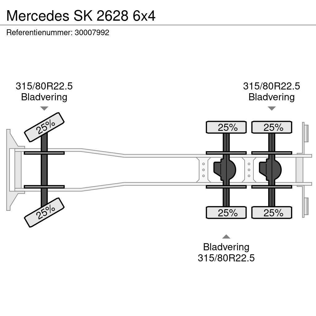 Mercedes-Benz SK 2628 6x4 Tipper trucks