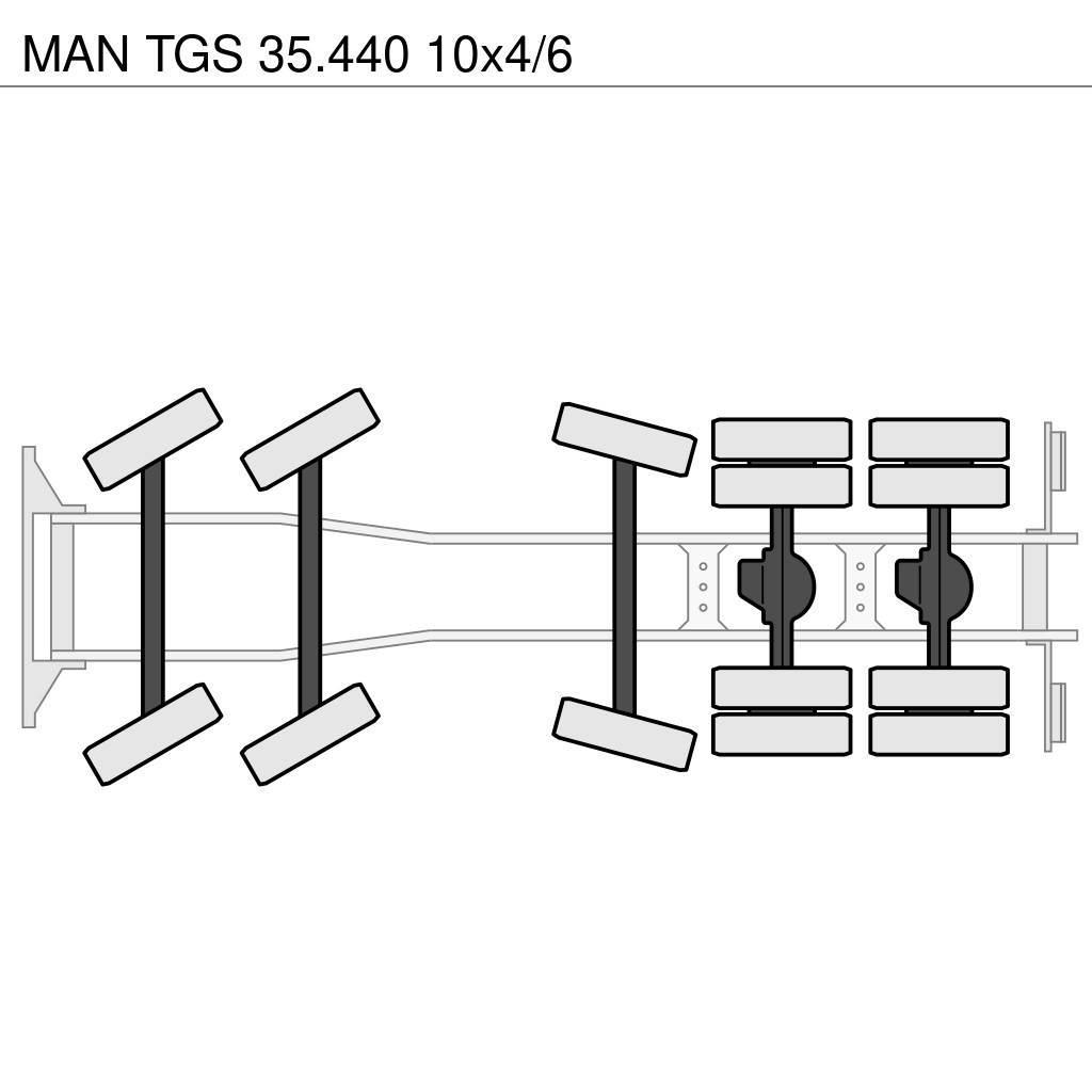 MAN TGS 35.440 10x4/6 Tipper trucks