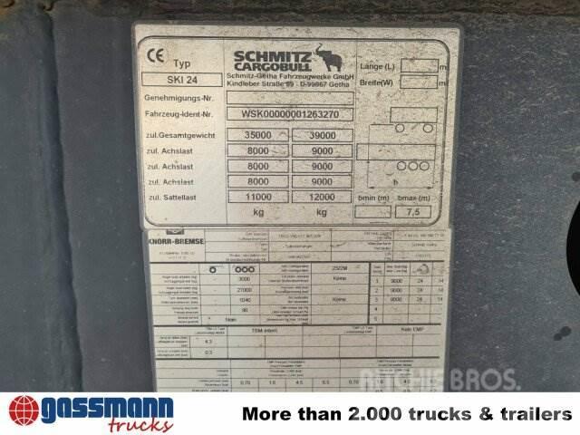 Schmitz SKI 24 SL 7.2, Stahlmulde ca. 25m³, Liftachse Tipper semi-trailers