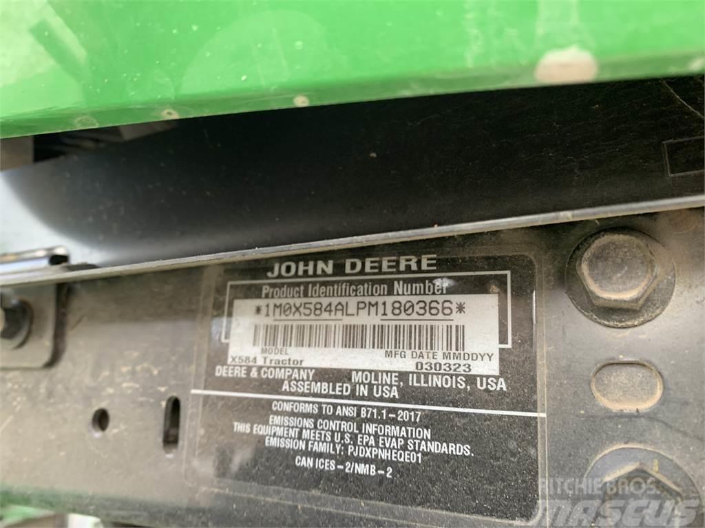 John Deere X584 Compact tractors