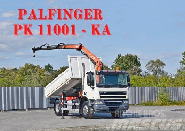 DAF CF 75.310 Kipper 4,30 m + KRAN * TOPZUSTAND Tipper trucks