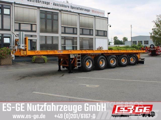 Es-ge 5-Achs-Ballastauflieger Low loader-semi-trailers