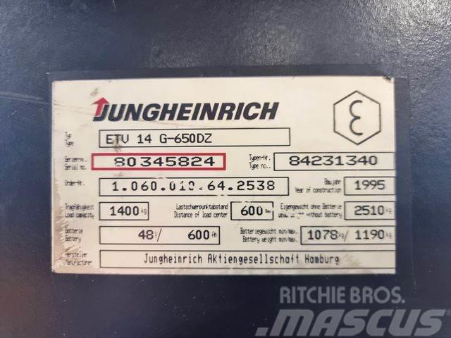 Jungheinrich ETV 14 - 6.2M HUBHÖHE - 5.083 STD. Reach trucks