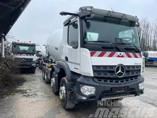 Mercedes-Benz Arocs 3240 8x4 Betonmischer Stetter 9m³ 10xvorh Concrete trucks