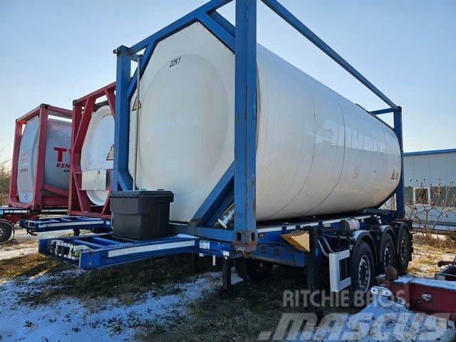 Schmitz Cargobull Tankcontainer Chassis+Tankcontainer Schwallwand Tanker semi-trailers