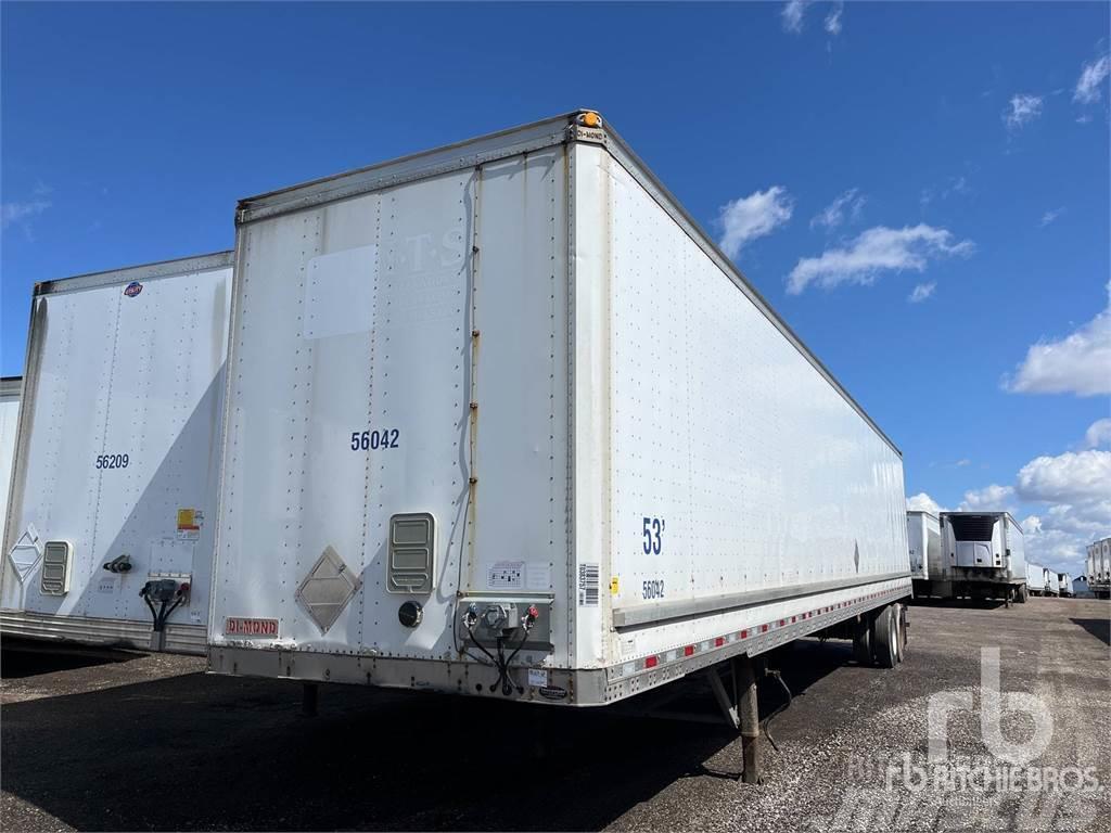 Diamond 53 ft x 102 in T/A Box body semi-trailers