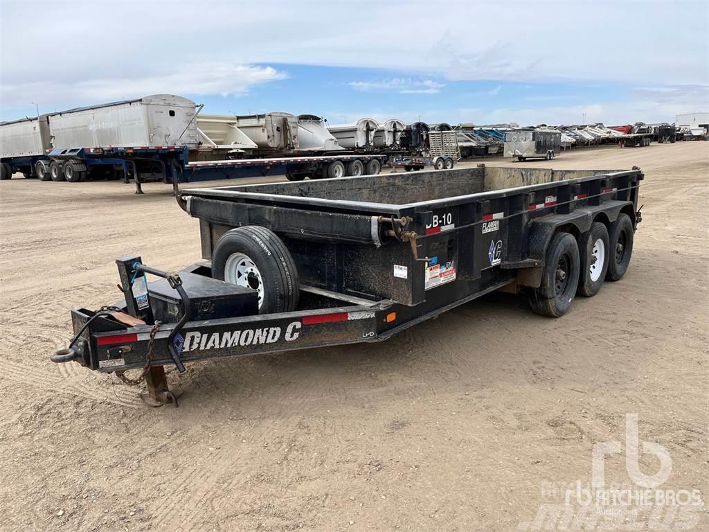 Diamond C 16 ft Tri/A Dump Vehicle transport trailers