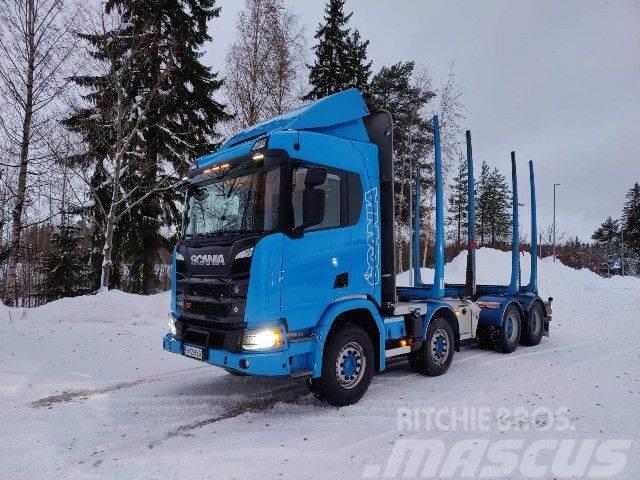 Scania R 730 B8x4NZ, Korko 1,99% Timber trucks